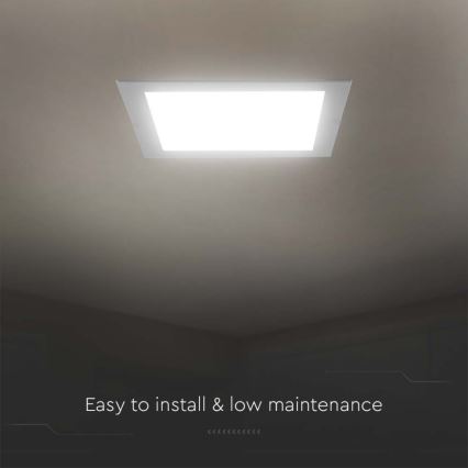 Foco de encastrar LED LED/18W/230V 22x22 cm 6500K branco