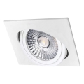 Foco de encastrar LED LED/18W/230V 3000K 11,5x11,5 cm branco