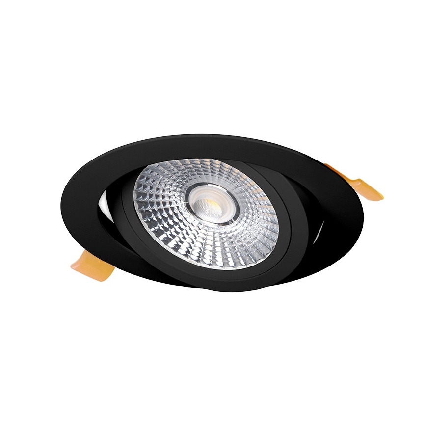 Foco de encastrar LED LED/18W/230V 3000K diâmetro 11,5 cm preto