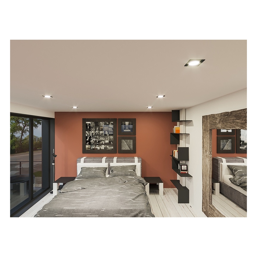 Foco de encastrar LED LED/18W/230V 4000K 11,5x11,5 cm branco