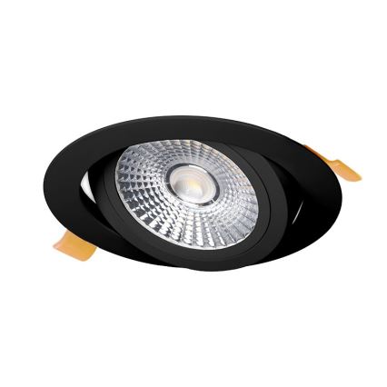 Foco de encastrar LED LED/18W/230V 4000K diâmetro 11,5 cm preto