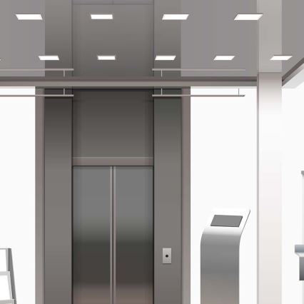 Foco de encastrar LED LED/24W/230V 29,5x29,5 cm 6500K branco