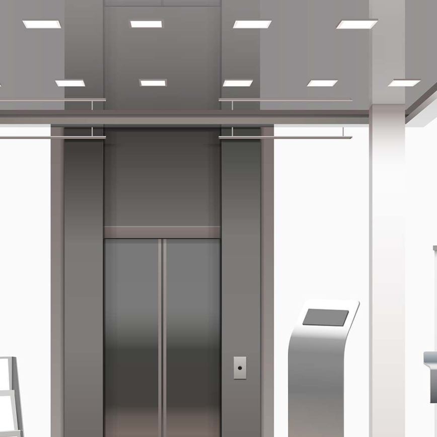 Foco de encastrar LED LED/24W/230V 29,5x29,5 cm 6500K branco