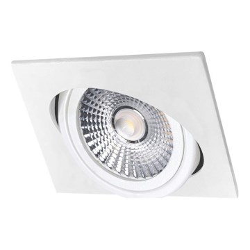 Foco de encastrar LED LED/6W/230V 3000K 8,5x8,5 cm branco