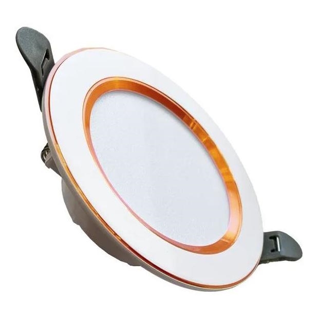 Foco de encastrar LED LED/7,5W/230V 4000K branco/dourada