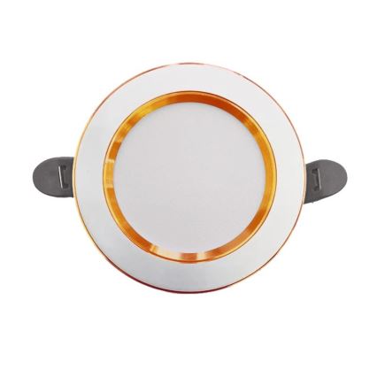 Foco de encastrar LED LED/7,5W/230V 4000K branco/dourada