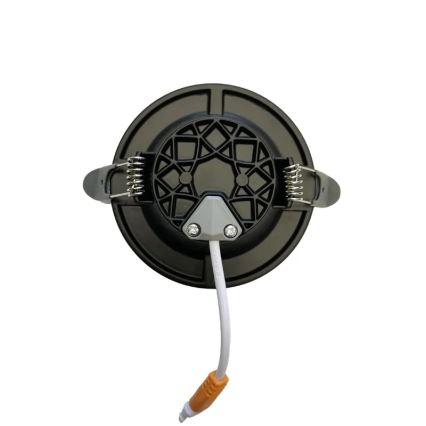 Foco de encastrar LED LED/7,5W/230V 4000K preto/dourada