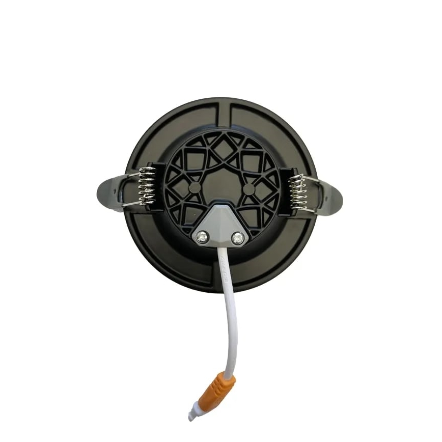 Foco de encastrar LED LED/7,5W/230V 4000K preto/dourada