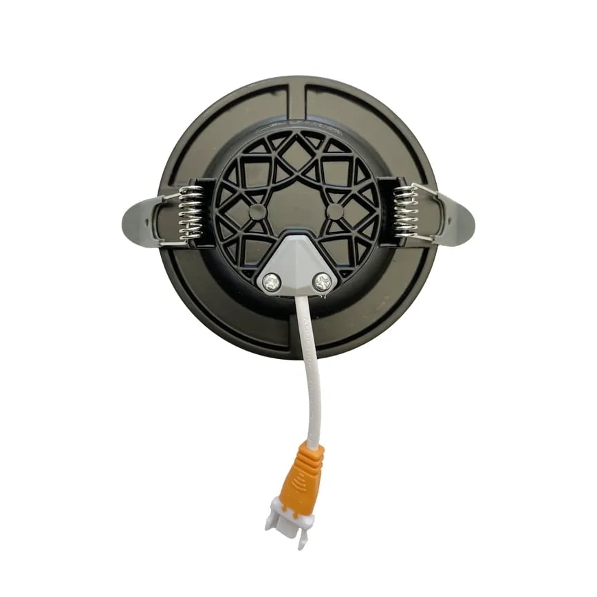 Foco de encastrar LED LED/7,5W/230V 4000K preto/prateado