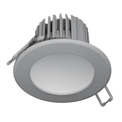 Foco de encastrar LED para casa de banho LED/7W/230V 2800K cinzento IP44