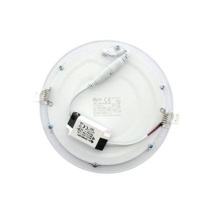 Foco de encastrar LED QTEC LED/15W/230V 4200K diâmetro 18,8 cm
