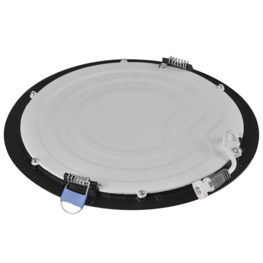 Foco de encastrar LED RIGEL LED/14W/230V 4000K diâmetro 22 cm preto