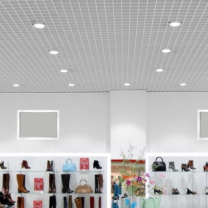 Foco de encastrar LED SAMSUNG CHIP LED/10W/230V 6400K