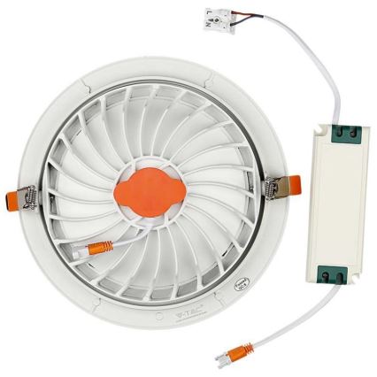 Foco de encastrar LED SAMSUNG CHIP LED/10W/230V 6400K