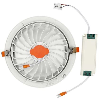 Foco de encastrar LED SAMSUNG CHIP LED/30W/230V 3000K
