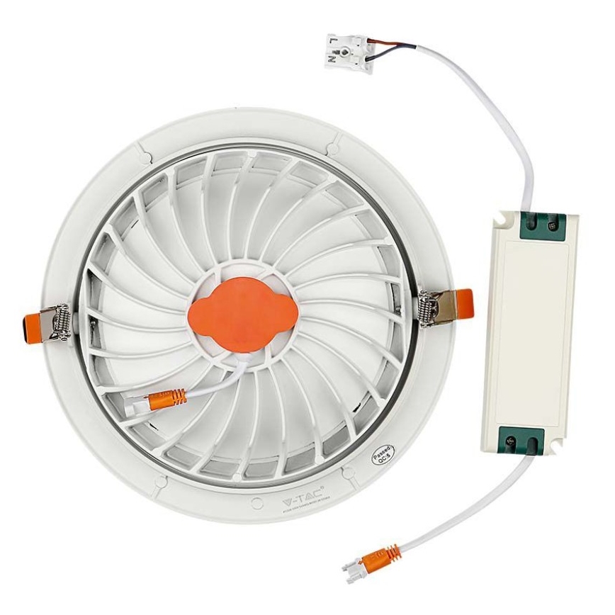 Foco de encastrar LED SAMSUNG CHIP LED/30W/230V 3000K