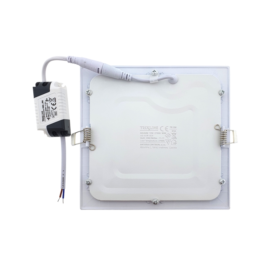 Foco de encastrar LED SQUARE LED/12W/230V 2700K