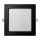 Foco de encastrar LED SQUARE LED/12W/230V 4000K 17x17 cm preto