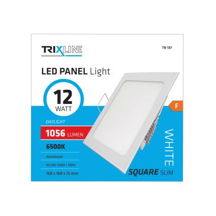 Foco de encastrar LED SQUARE LED/12W/230V 6500K