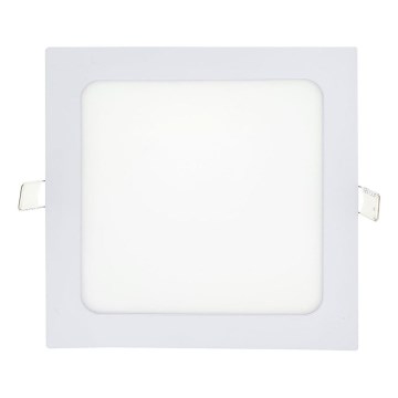 Foco de encastrar LED SQUARE LED/15W/230V 4200K 18,8x18,8 cm branco