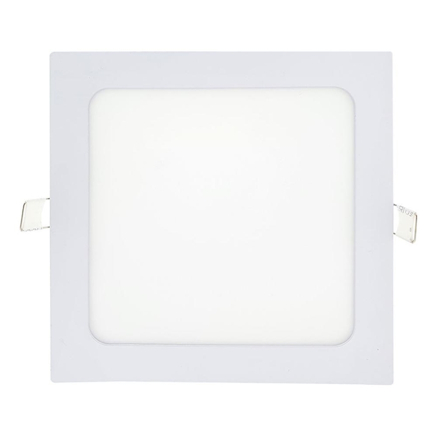 Foco de encastrar LED SQUARE LED/15W/230V 4200K 18,8x18,8 cm branco