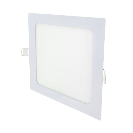 Foco de encastrar LED SQUARE LED/15W/230V 4200K 18,8x18,8 cm branco