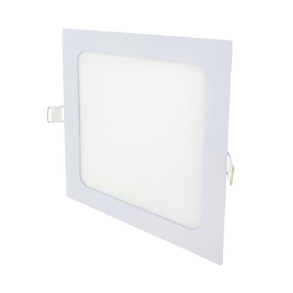 Foco de encastrar LED SQUARE LED/15W/230V 4200K 18,8x18,8 cm branco
