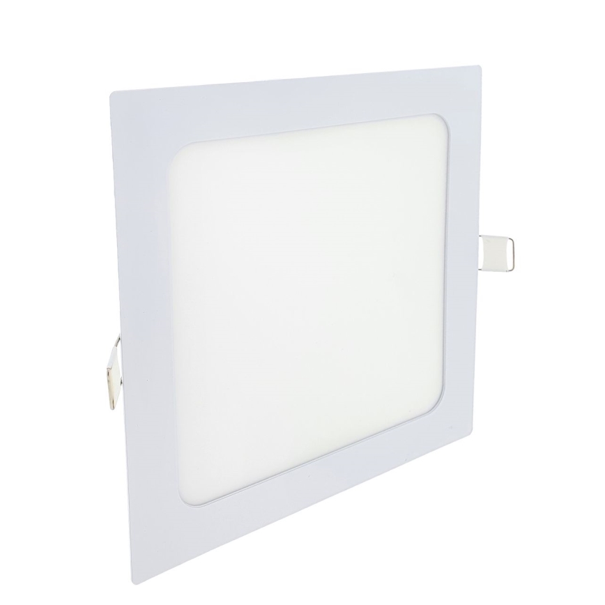 Foco de encastrar LED SQUARE LED/15W/230V 6500K 18,8x18,8 cm branco