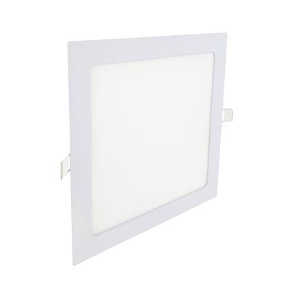 Foco de encastrar LED SQUARE LED/18W/230V 2700K 22x22 cm branco