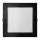 Foco de encastrar LED SQUARE LED/18W/230V 4000K 22x22 cm preto