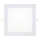 Foco de encastrar LED SQUARE LED/18W/230V 6500K 22x22 cm branco