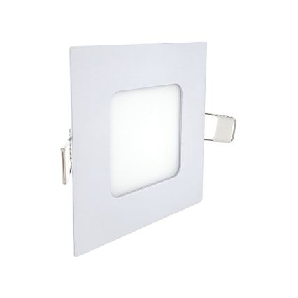 Foco de encastrar LED SQUARE LED/3W/230V 4200K 8,3x8,3 cm branco