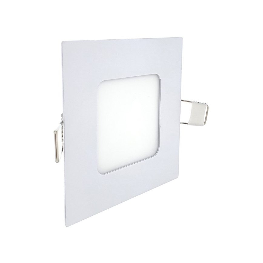 Foco de encastrar LED SQUARE LED/3W/230V 4200K 8,3x8,3 cm branco