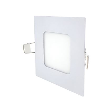 Foco de encastrar LED SQUARE LED/3W/230V 4200K 8,3x8,3 cm branco