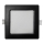 Foco de encastrar LED SQUARE LED/6W/230V 4000K 12x12 cm preto