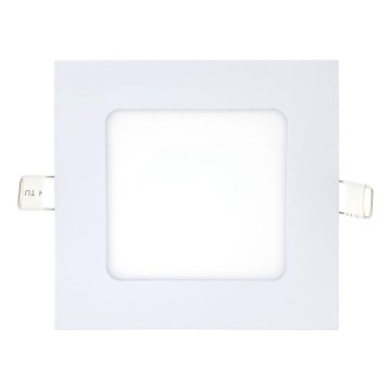 Foco de encastrar LED SQUARE LED/6W/230V 6500K 11,8x11,8 cm branco