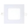 Foco de encastrar LED SQUARE LED/6W/230V 6500K 11,8x11,8 cm branco