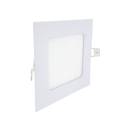 Foco de encastrar LED SQUARE LED/6W/230V 6500K 11,8x11,8 cm branco
