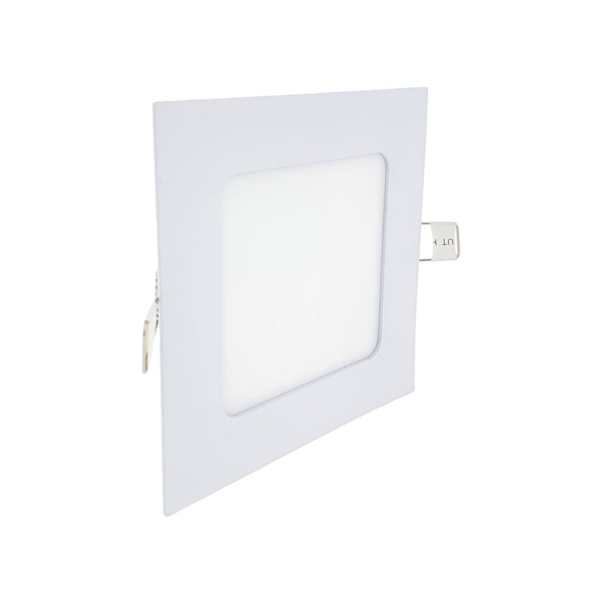 Foco de encastrar LED SQUARE LED/6W/230V 6500K 11,8x11,8 cm branco