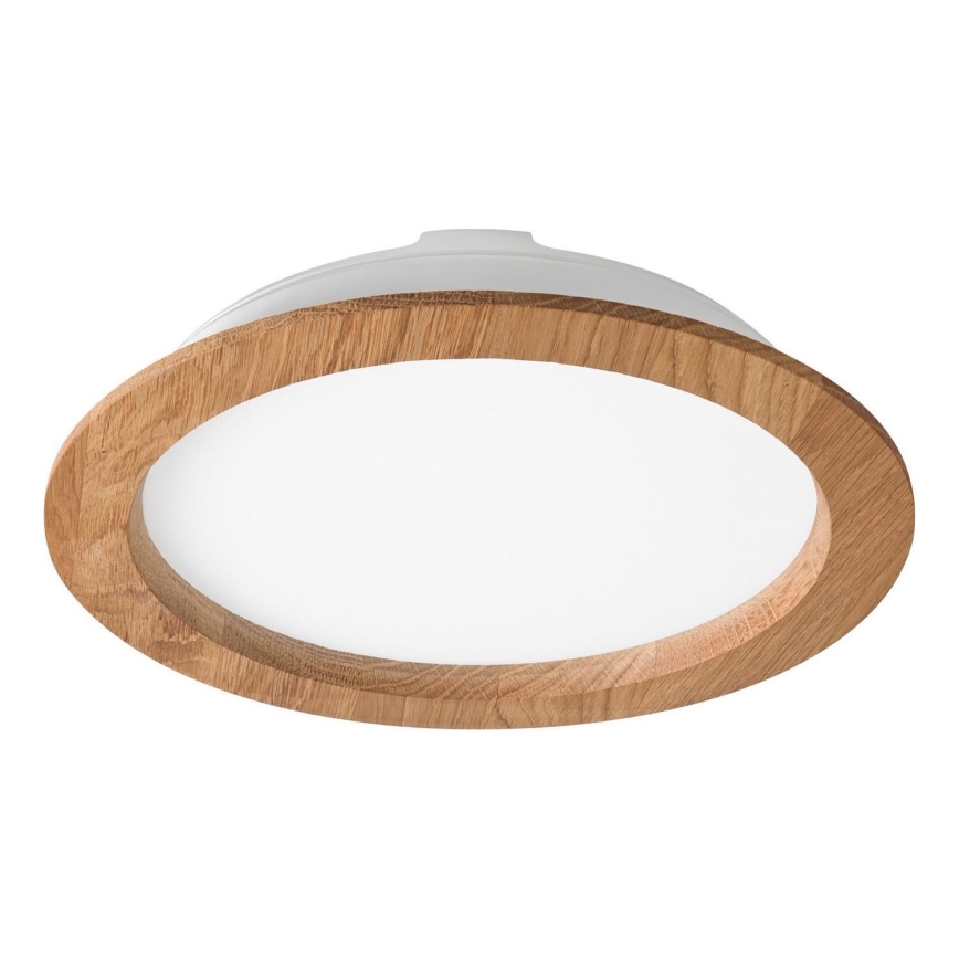 Foco de encastrar LED WOODY SPOT LED/23,5W/230V 4000K carvalho ø 23,5 cm