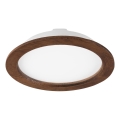 Foco de encastrar LED WOODY SPOT LED/23,5W/230V 4000K cereja ø 23,5 cm