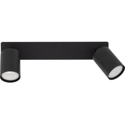 Foco de encastrar NEX 2xGU10/10W/230V preto