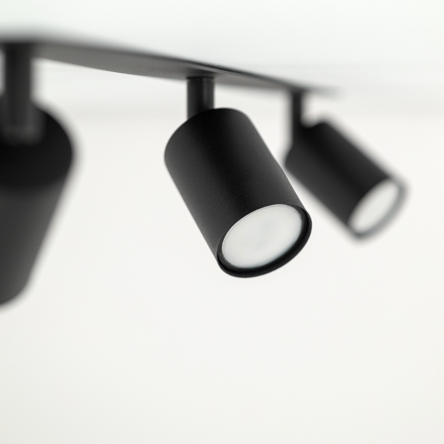 Foco de encastrar NEX 3xGU10/10W/230V preto