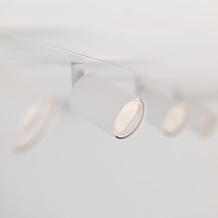 Foco de encastrar NEX 4xGU10/10W/230V branco