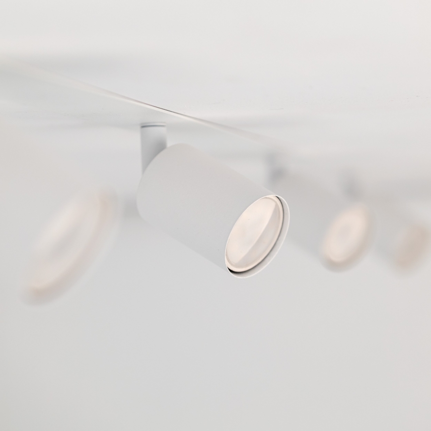 Foco de encastrar NEX 4xGU10/10W/230V branco