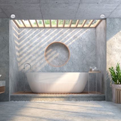 Foco de encastrar NUSA 1xGU5,3/MR16/50W/12V redondo branco