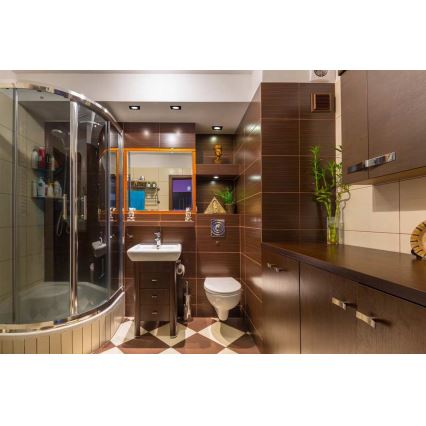 Foco de encastrar para casa de banho LED BONO LED/5W/230V 3000K IP65 preto