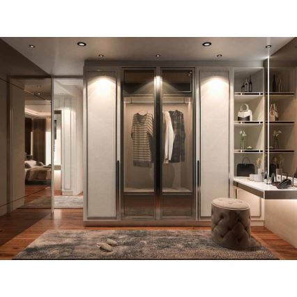 Foco de encastrar para casa de banho LED BONO LED/8W/230V 3000K IP65 preto