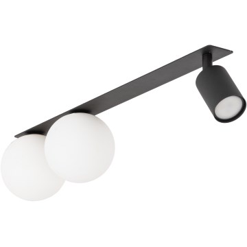 Foco de encastrar VOX 2xG9/8W/230V + 1xGU10/10W preto