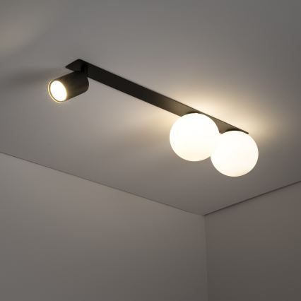 Foco de encastrar VOX 2xG9/8W/230V + 1xGU10/10W preto